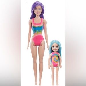 Barbie Color Reveal Tie Dye Fashion Maker Doll 50 pc Set !!
